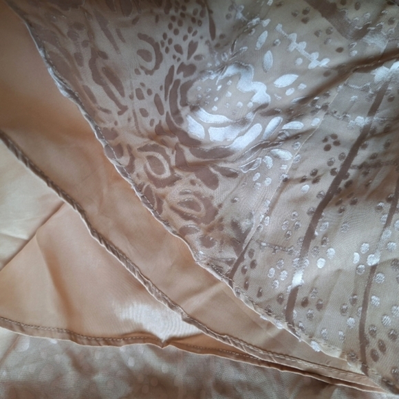 Guess Silk Burnout Dress Babydoll Y2K Beaded Coquette Romantic HOCO Event NEW - Picture 6 of 11